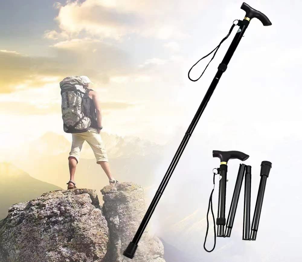 Ducoi Bastone Pieghevole Da Passeggio Regolabile In Alluinio - Foto 9