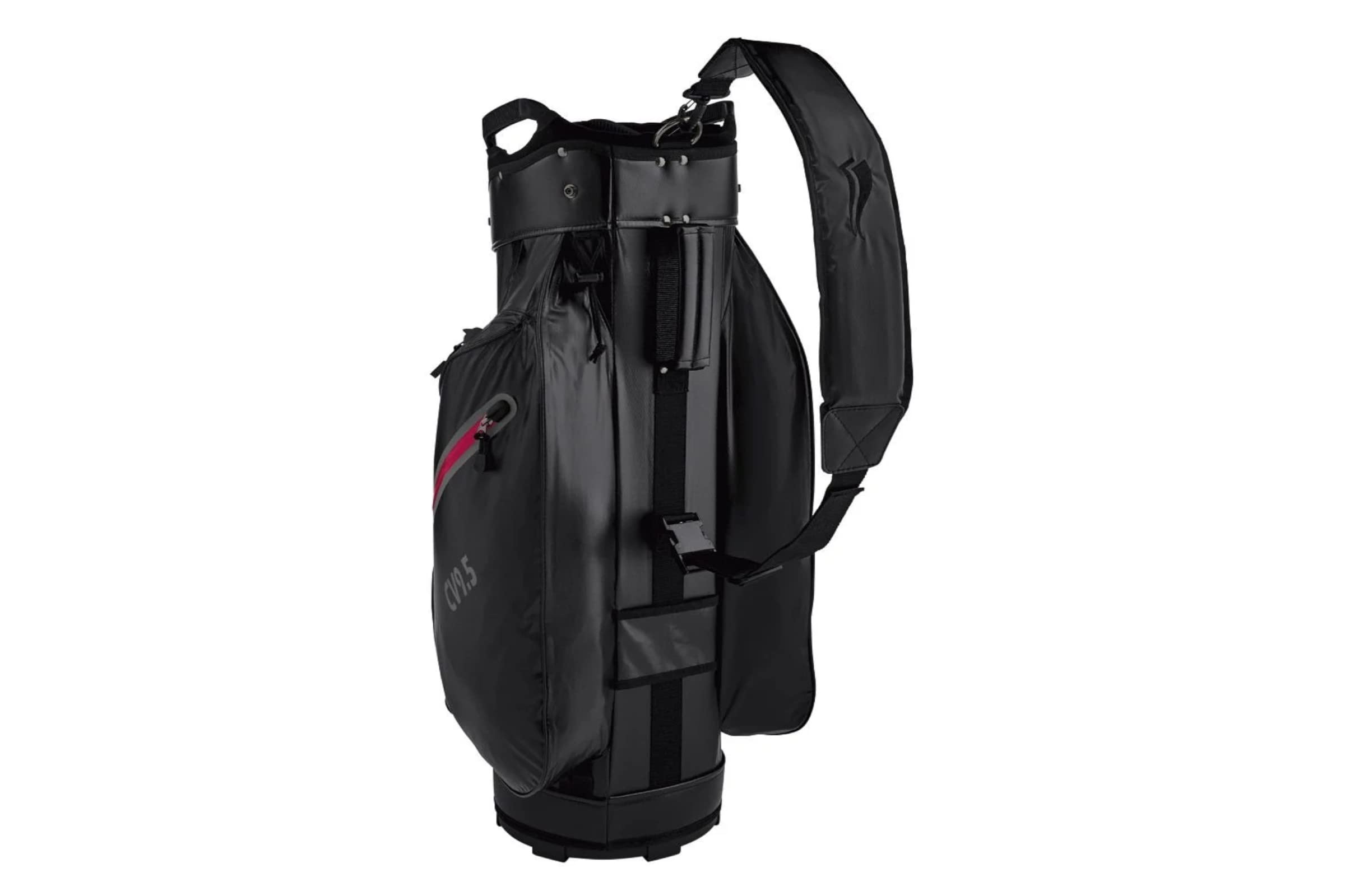 Crivit Cartbag Golftasche Sport Wasserdicht Schwarz Rot