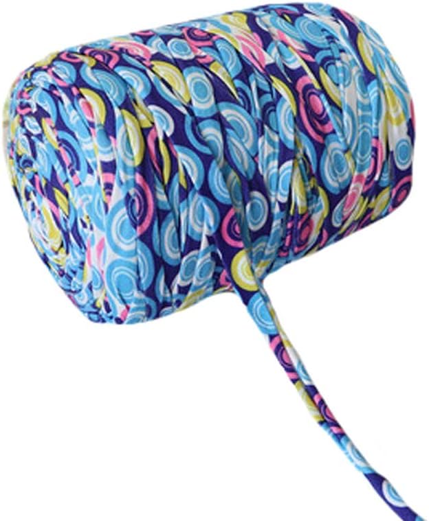 FAU Yarn 400g Multicolor Polyester T-Shirt Yarn for Crochet, Knitting, Home Decor, Jewelry & Accessories