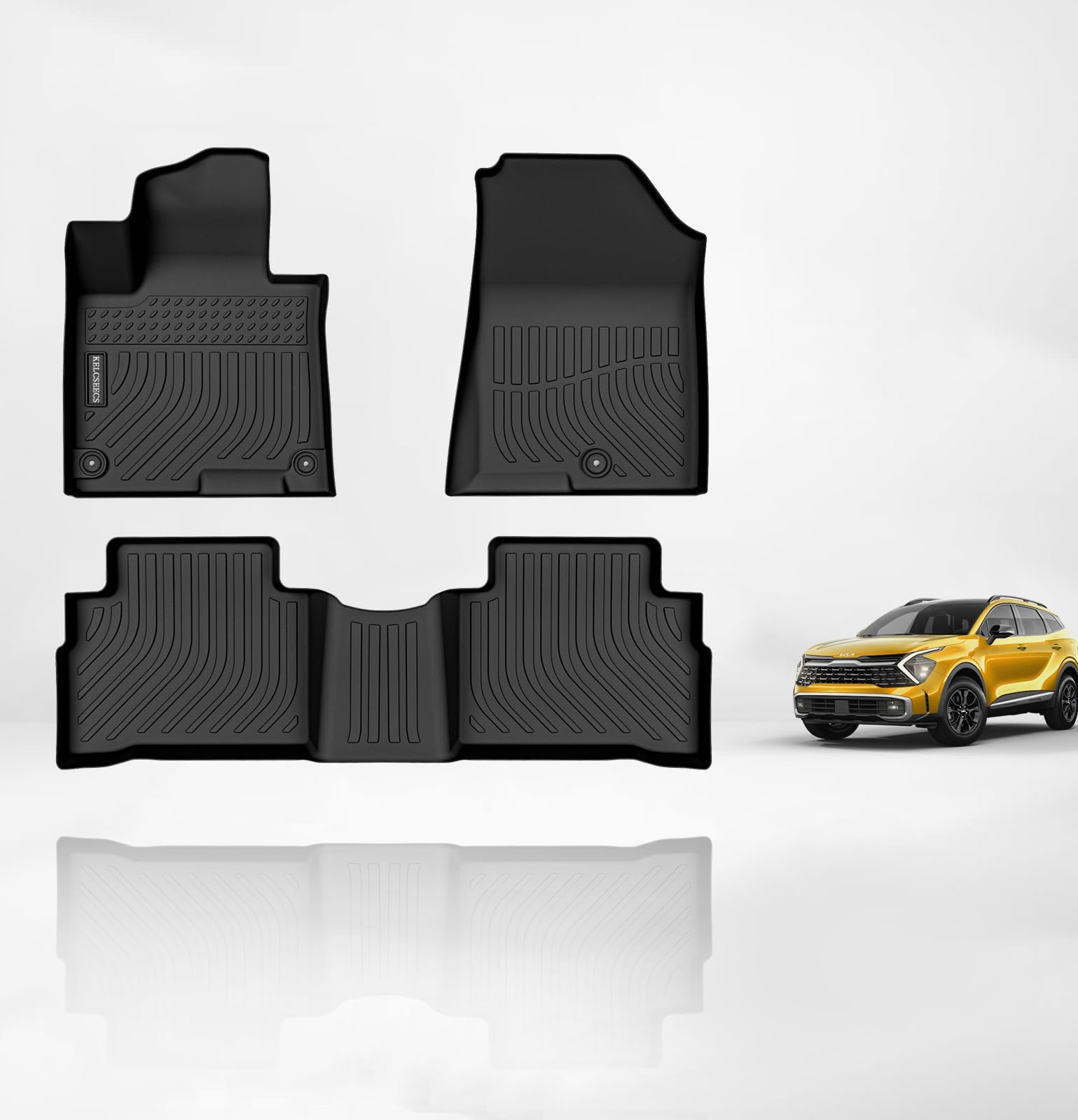 Floor Mats Fits Kia Sportage 20232024 All Weather Rubber