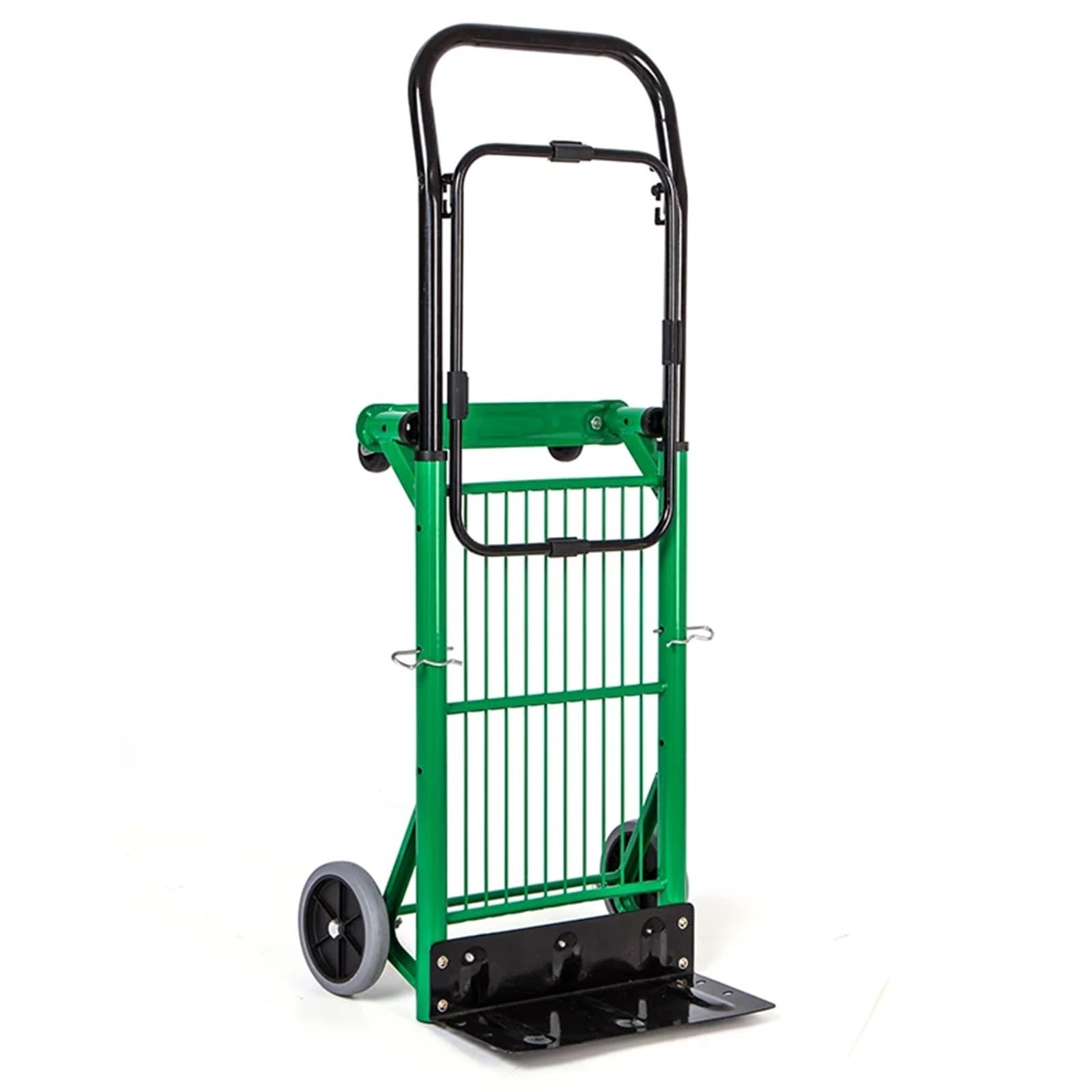 Flachbettwagen, klappbarer tragbarer Palettenwagen, Traglast 90 kg, Kleiner Anhänger, Müllwagen
