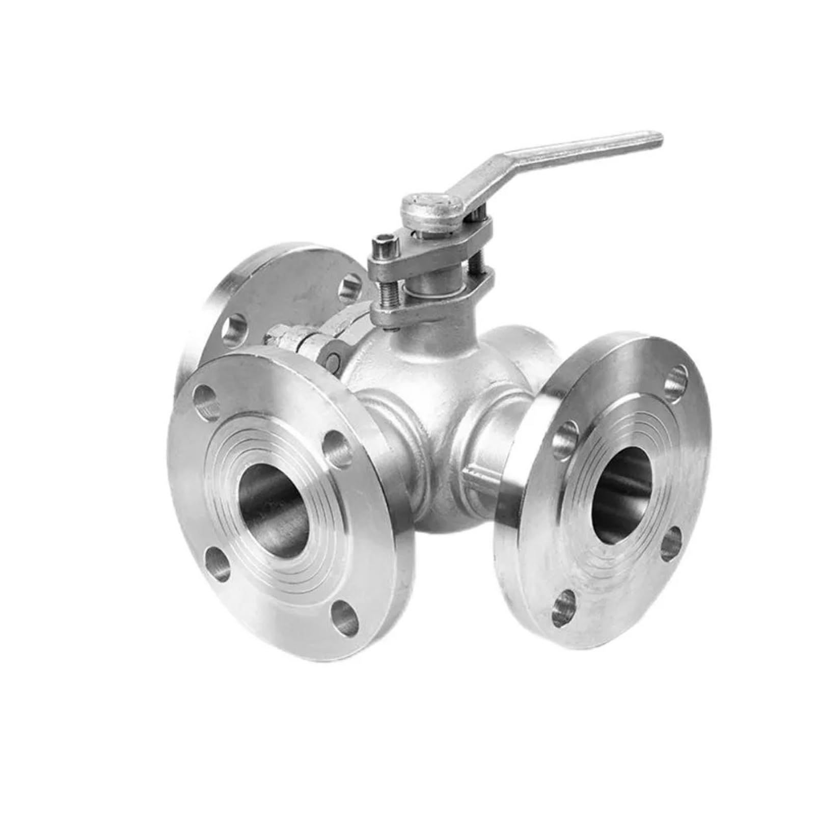 Vanne à bille à 3 voies évite blocage rouille vanne DN20 acier inox 304 Type T