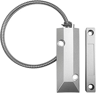 Magnetic Door Window Contact Sensor Alarm Wireds Metal Security Home Burglars Alarm NO NC Magnetic Switches Easy Install Door and Window Sensors Alarm System for Security