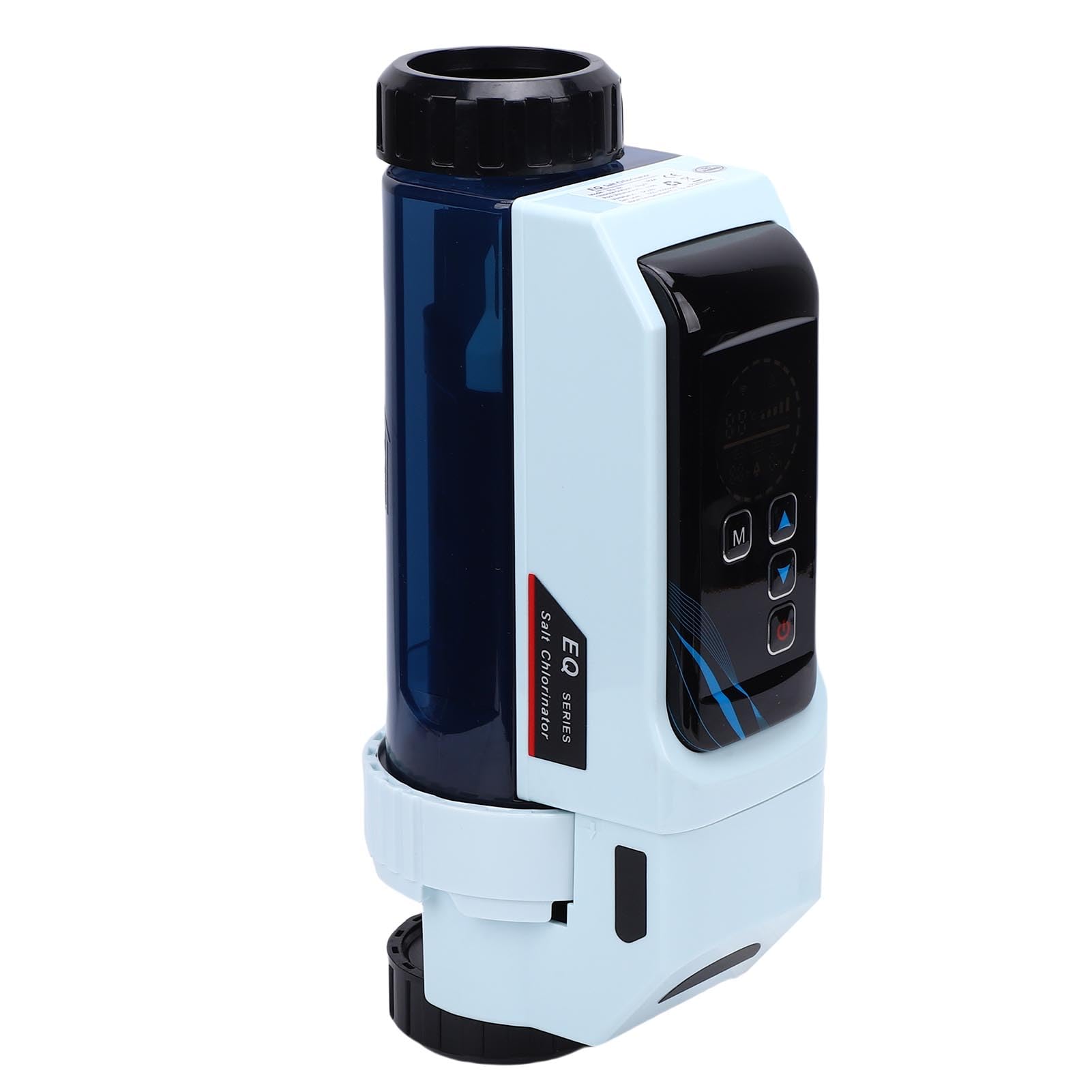 Asixxsix Clorador de Piscina, de Clorador de Sal Autolimpiante Ajustable de 32 G H, Celda de Sal con Placa de Ti para Tanque de Natación de SPA de Piscina de 160 M3
