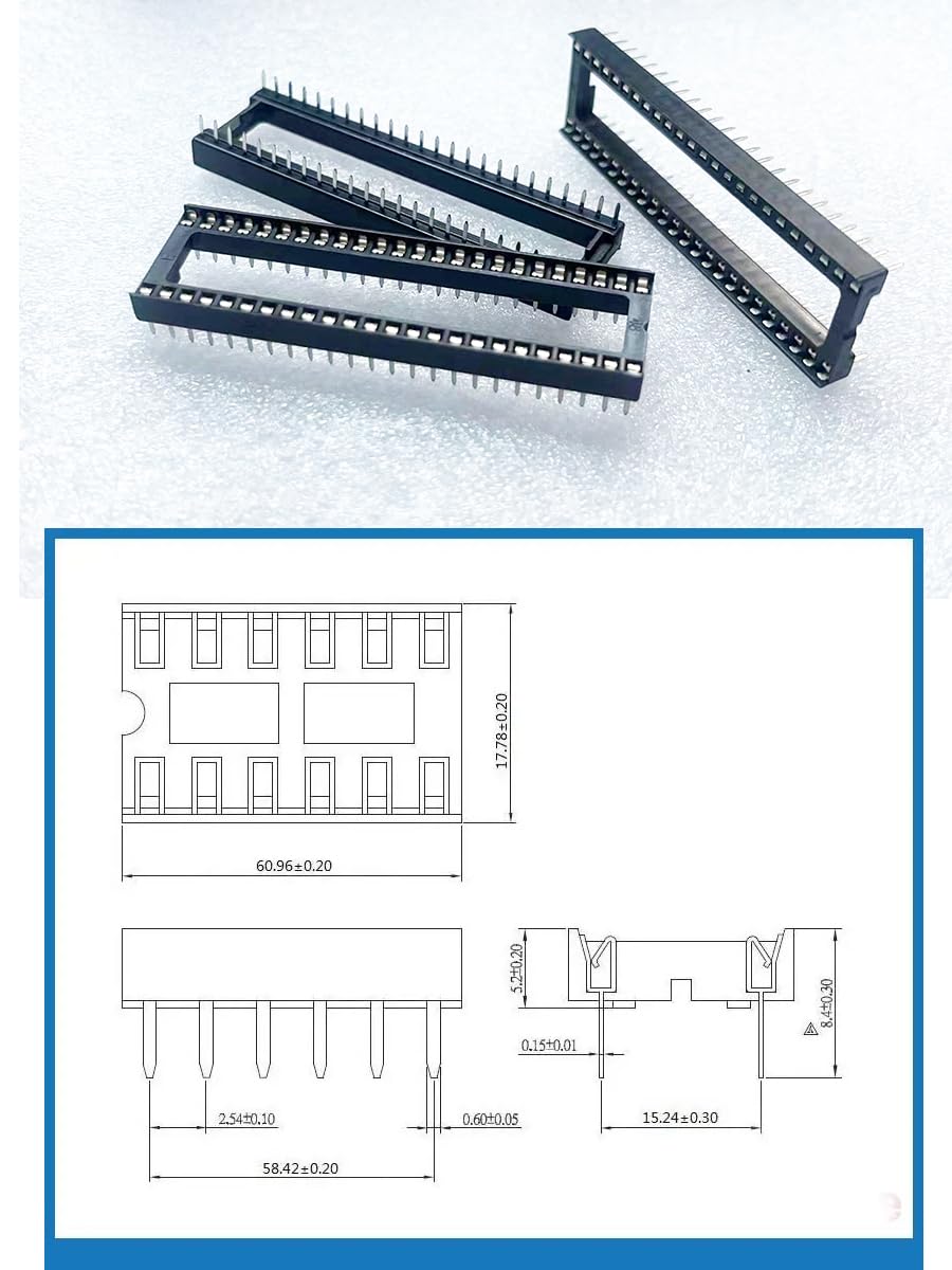 Wiring Connecting Terminals - 10PCS 48 pin IC Socket 2.54mm(.100