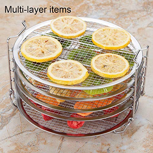QAQGEAR Dehydrator-Ständer Rack kompatibel mit Schnellkochtopf und Luftfritteuse Rostfreier Stahl Lebensmittelzubehör… – Bild 3