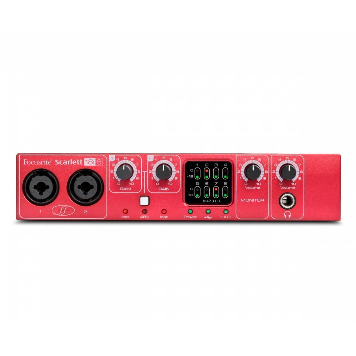 Focusrite Scarlett 18i6 18 in/6 out USB 2.0 Audio Interface