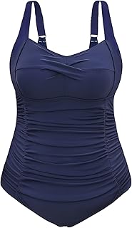 Vijamiy Bañador Mujer Reductor Barriga Tallas Grandes Push Up con Relleno Sexy Swimsuit Adecuado para Mujeres de Talla Grande Colores de Moda L-4XL