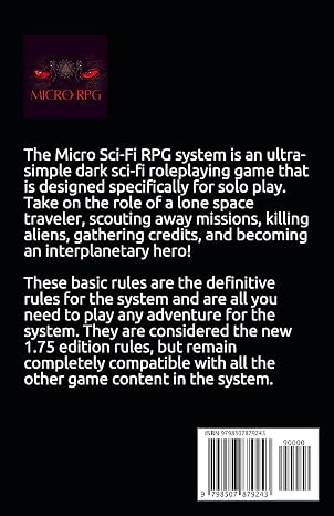 Micro Sci-Fi RPG: Basic Edition Rulebook