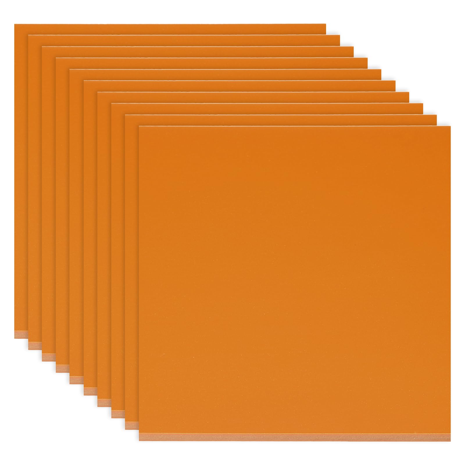 PATIKIL 100x100x5mm Phenolplastikplatte 10 Stück Resin Laminierte Platte PCB Für Elektrische Elektronische Vorrichtungen DIY Und Handwerk Orange Rot