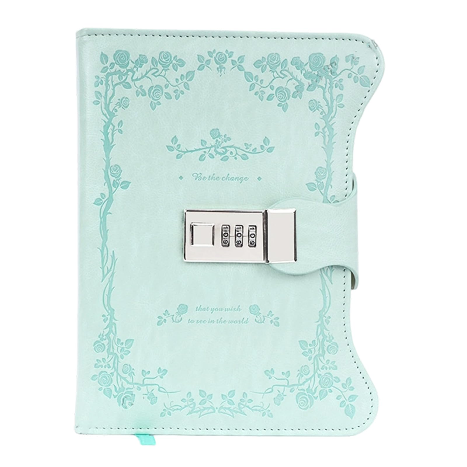 Hredwep Password Diary Notebook Hardcover PU Journal 360 Pages Lined Ribbon Bookmarks For Offices School Travel Daily Use