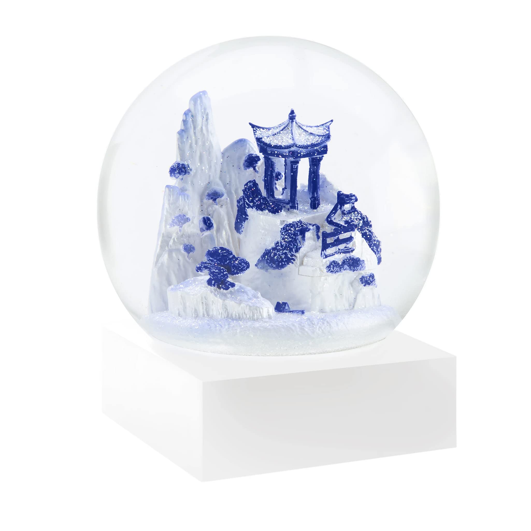 Amazon.co.jp: CoolSnowGlobes ブルーウィロースノードーム : おもちゃ