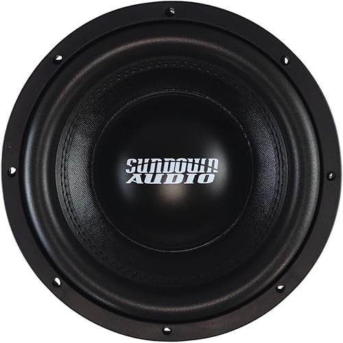 Sundown Audio Horizon HZ-10 10" Subwoofer - 750W RMS, Dual 4? Voice Coil, 14mm Xmax, Cast Aluminum Frame, Vented Motor Cooling for High-Performance Car Subwoofer Systems
