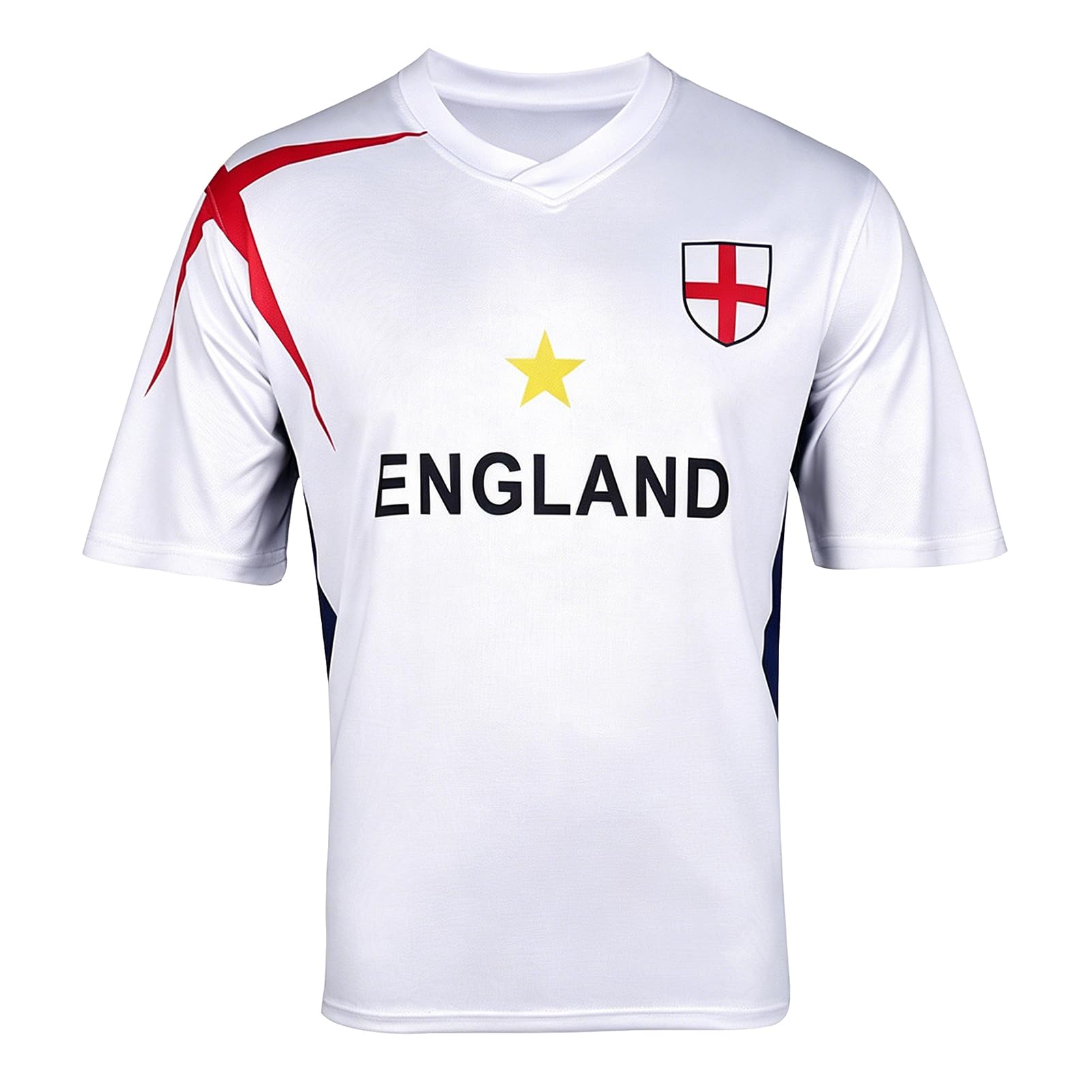2026 Football Cup T Shirts Soccer Fans 48 National Teams Sport Casual National Flag Printing Cheer On Jersey Mens Womens Training Stretch Breathable Quick Dry Tee Shirt England S — image 1