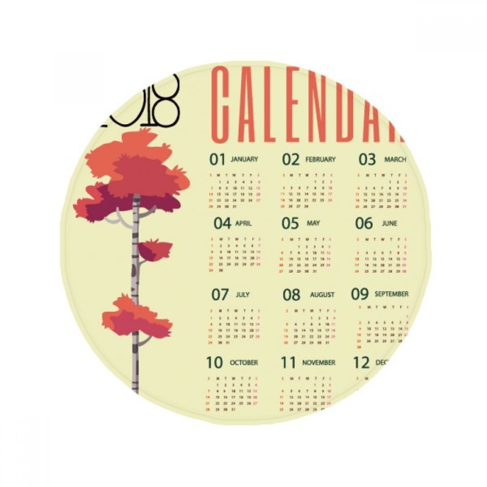 Tapis de cuisine et salon au motif calendrier pour égayer la maison