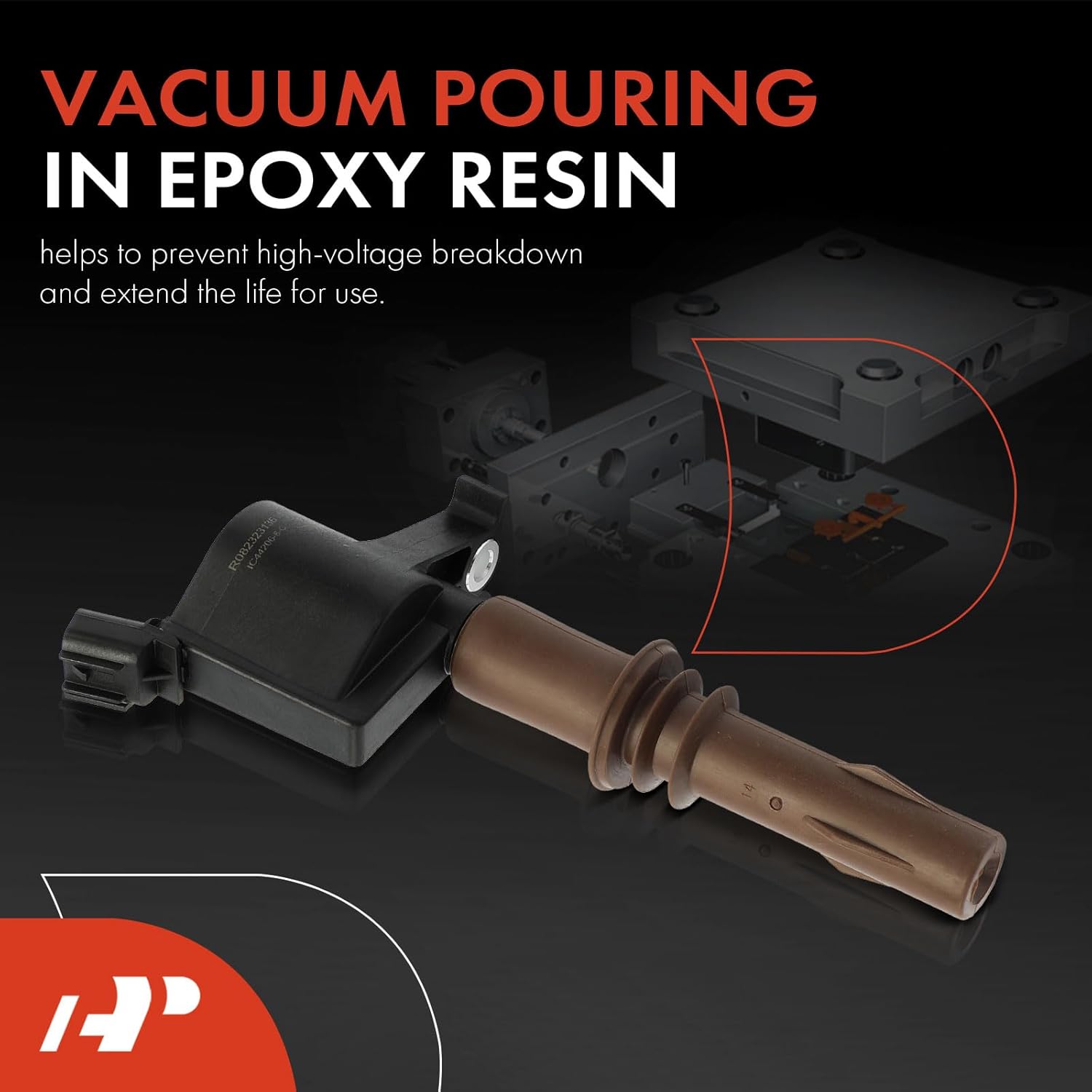 A-Premium 8PCS Ignition Coil Packs Compatible with Ford, Lincoln & Mercury Vehicles - V8 4.6L 5.4L 6.7L 7.3L - Expedition 2008-2014, Explorer 2008-2010, F-Series 2008-2019, Navigator 2008-2014