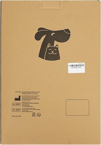 Miniatura 5 de Pawaboo Bolsa transportadora para perros, bolsa de transporte para mascotas con bolsillos, bolsa transpirable de lados suaves para mascotas con