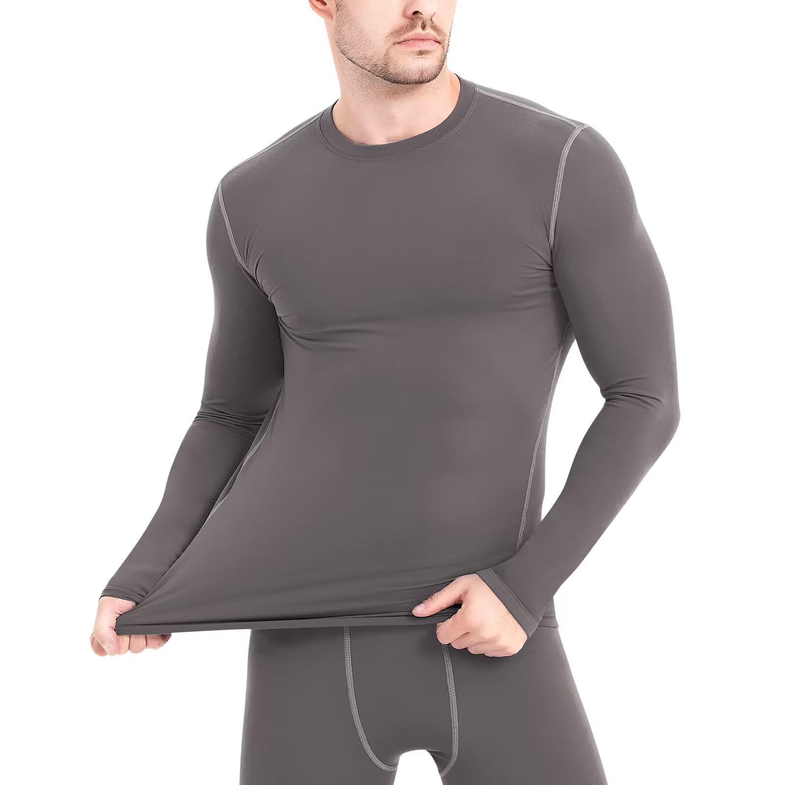 【40%OFF】【599円】 Rovidorx メンズ 長袖 裏起毛 コンプレッションウェア