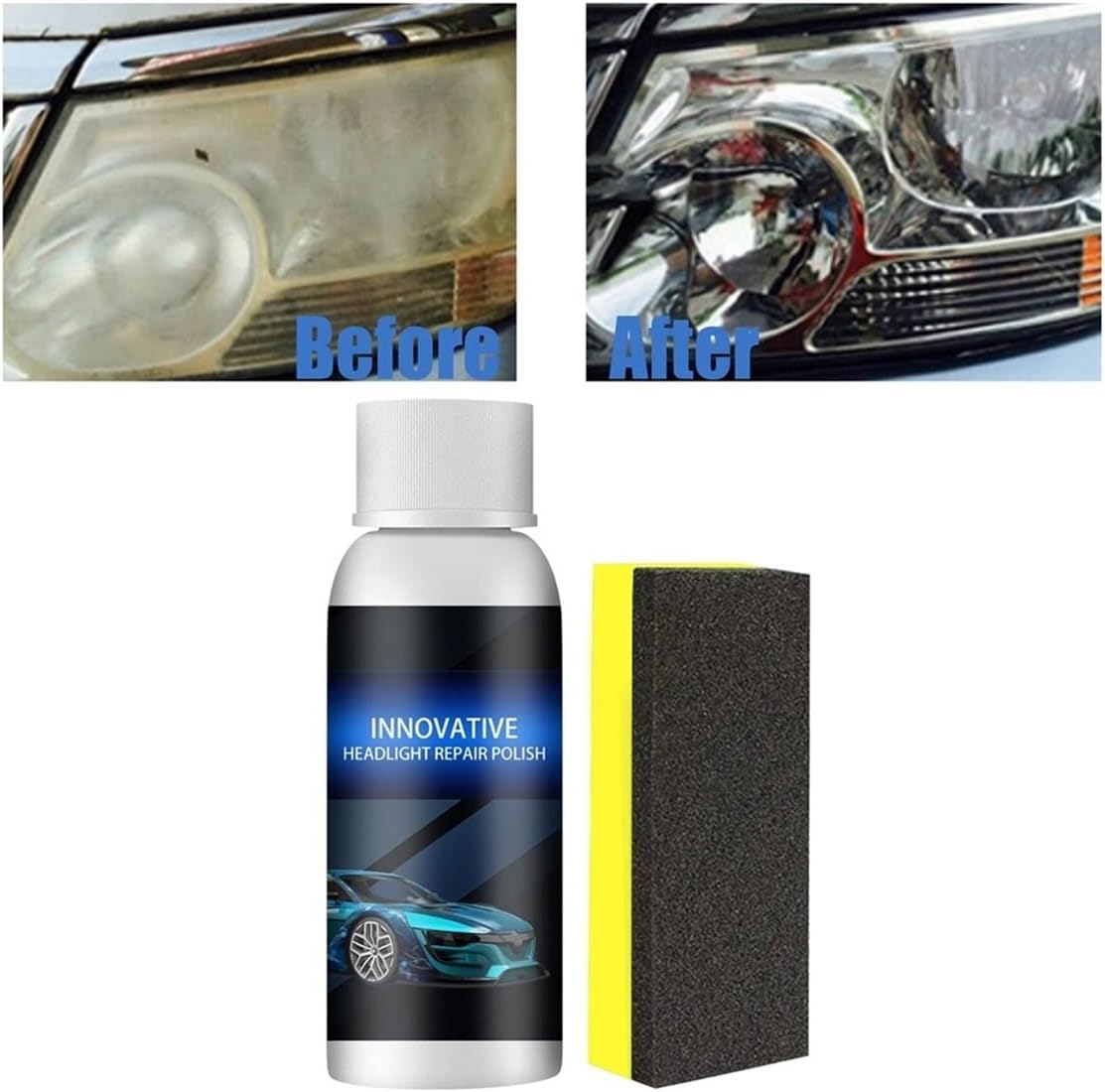 XIRUJNFD Car Headlight Repair Fluid, Innovative Car