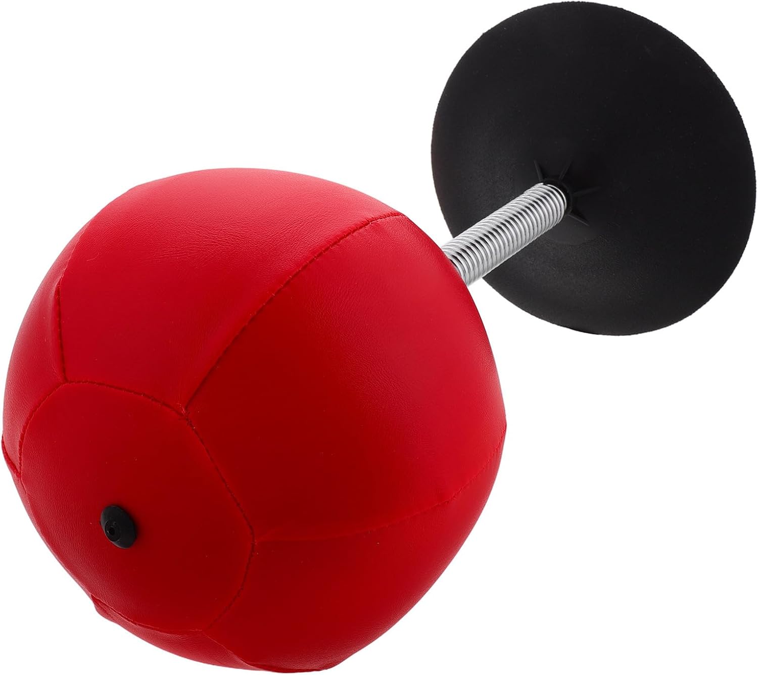 PRETYZOOM Desktop Speed Boxing Ball with Suction Base, Mini Reflex Training Punching Bag for and Adults, Crimson Tabletop Boxing Set for Stress Relief and Daily Exercise