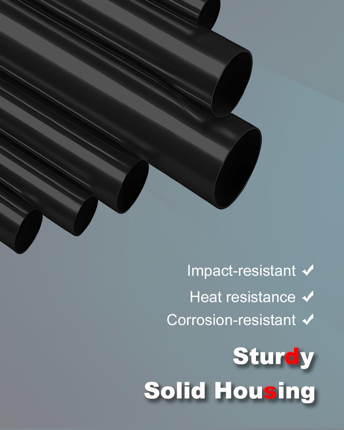 Engine Coolant Thermostat Housing Assembly Compatible with 2009-2020 Dodge Avenger/Caliber, Jeep Compass, Chrysler Sebring - L4 1.8/2.0/2.4L Replace OE# 902-319 68003582AB, Black (Plastic)