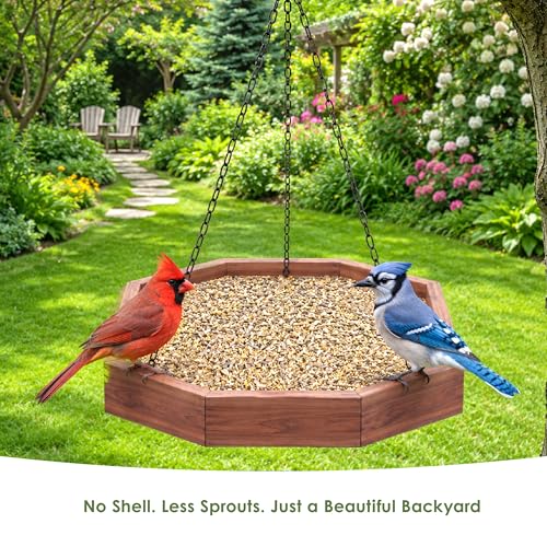 Kaytee Wild Bird Ultimate No Mess Wild Bird Food Seed For Cardinals, Finches, Chickadees, Nuthatches, Woodpeckers, Grosbeaks, Juncos and Other Colorful Songbirds, 9.75 Pound - Image 6