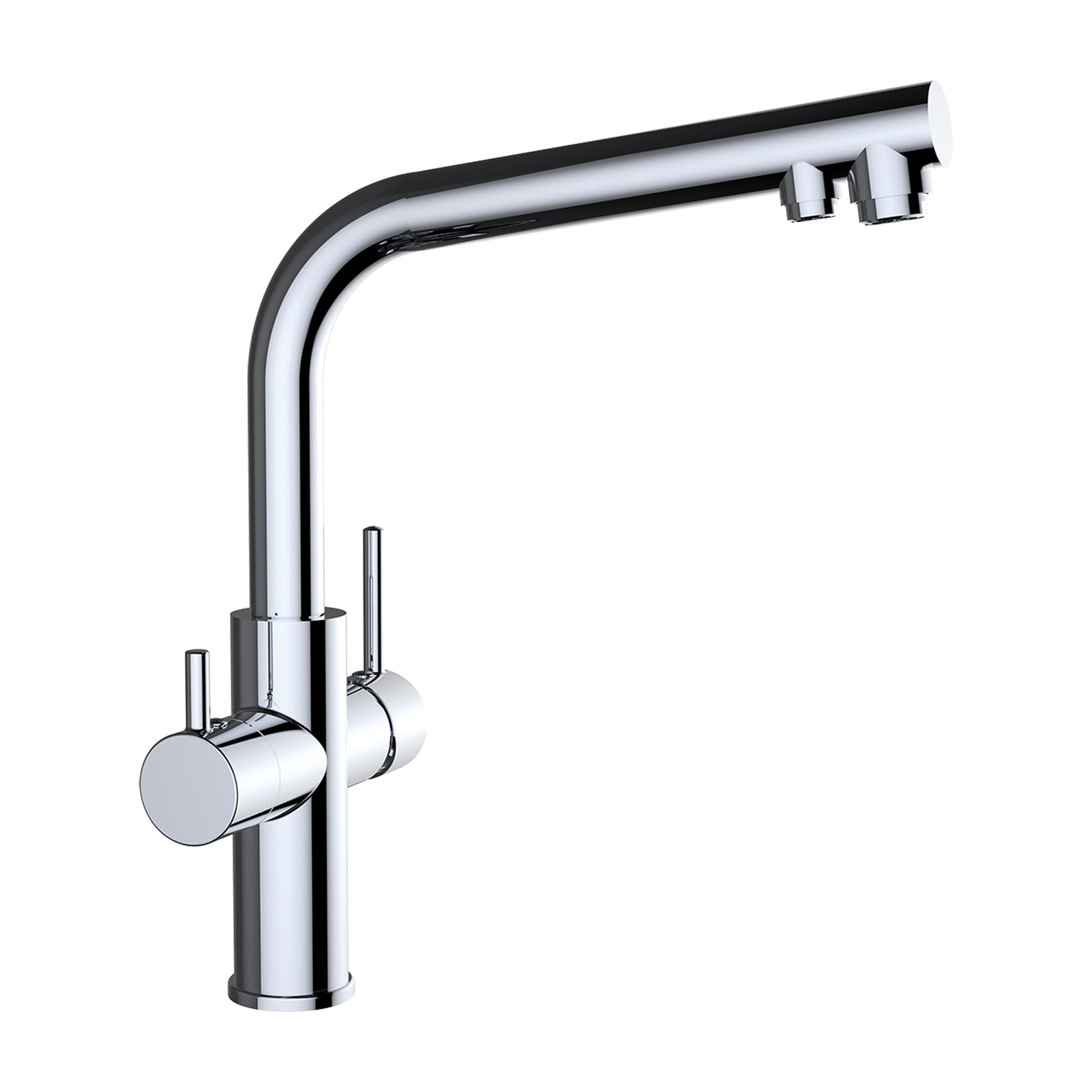 CLEVER 61103 WT Grifo Monomando Fregadero Color Cromo