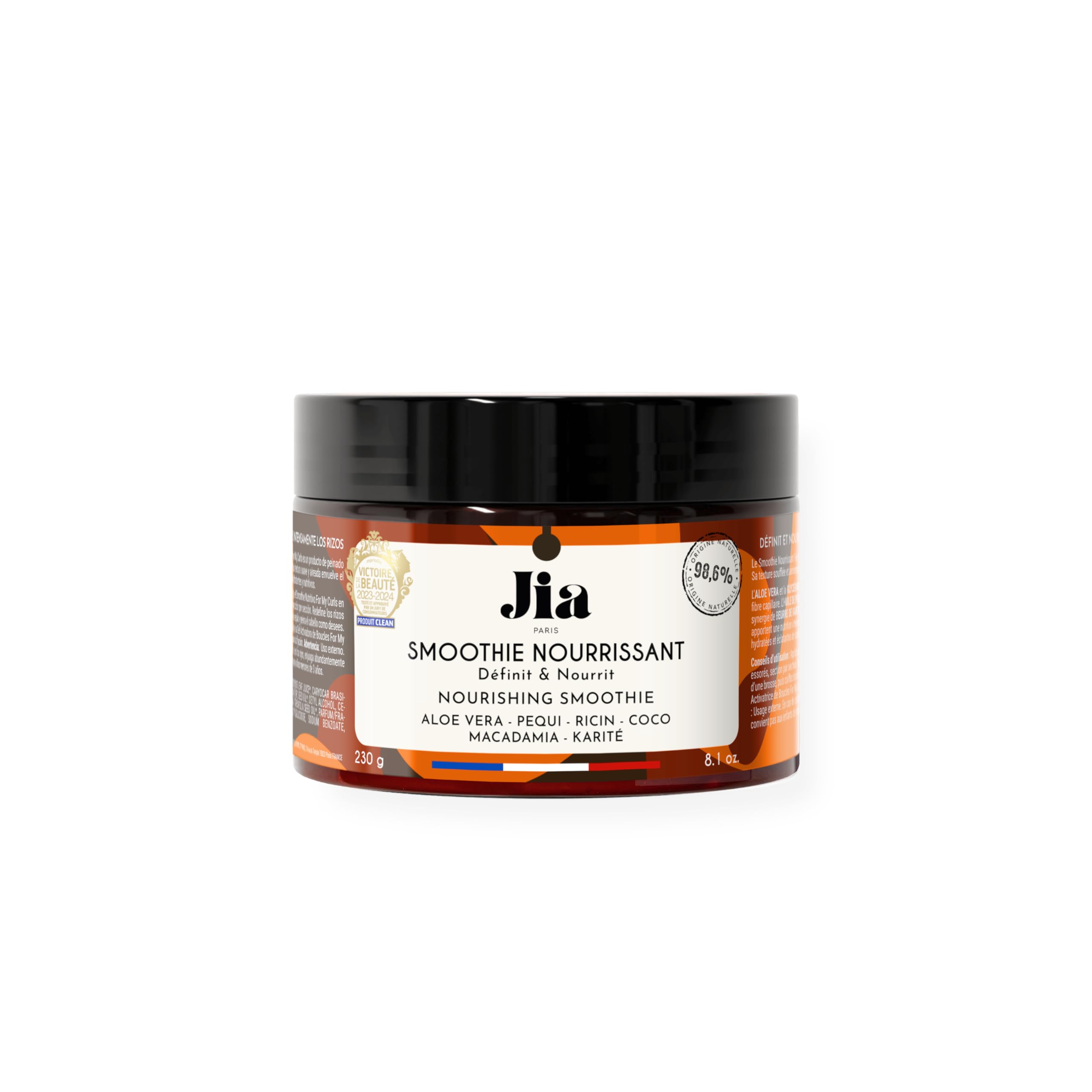 Smoothie hydratant cheveux crépus bouclés crème sans rinçage - 7