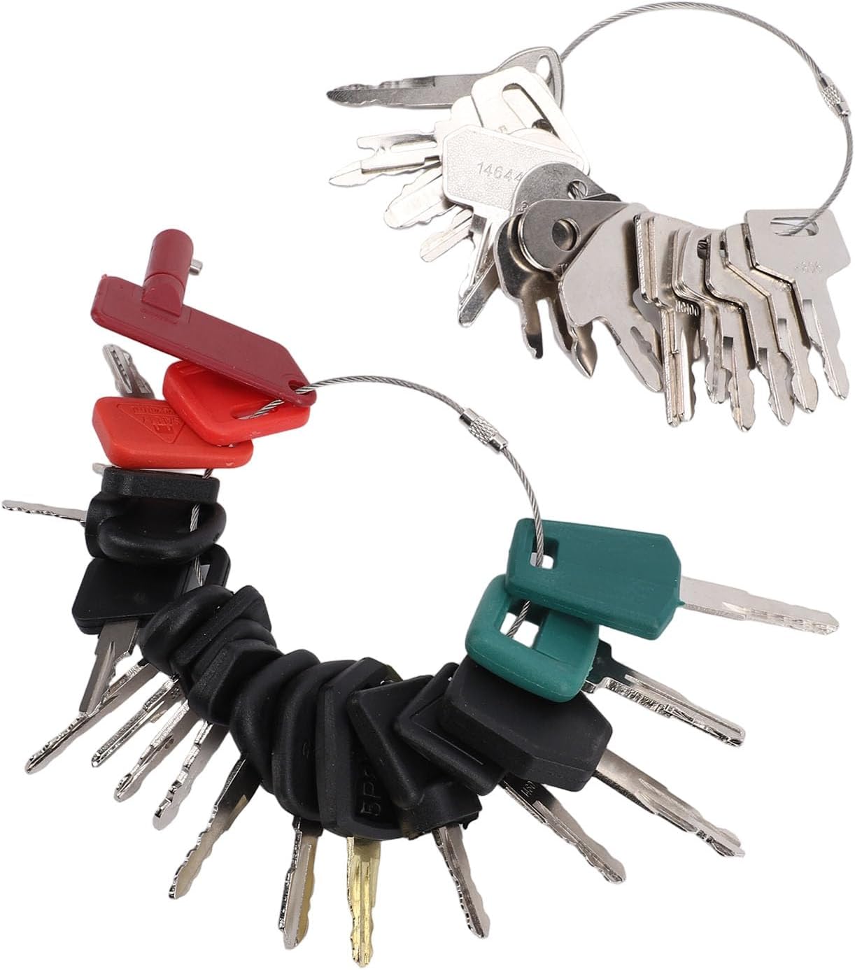 42 Heavy Equipment Keys Master Set, Construction Contractor Machine Ignition Keys Set, Agricultural Machinery Spare Replacement Parts Construction Contractor Machine
