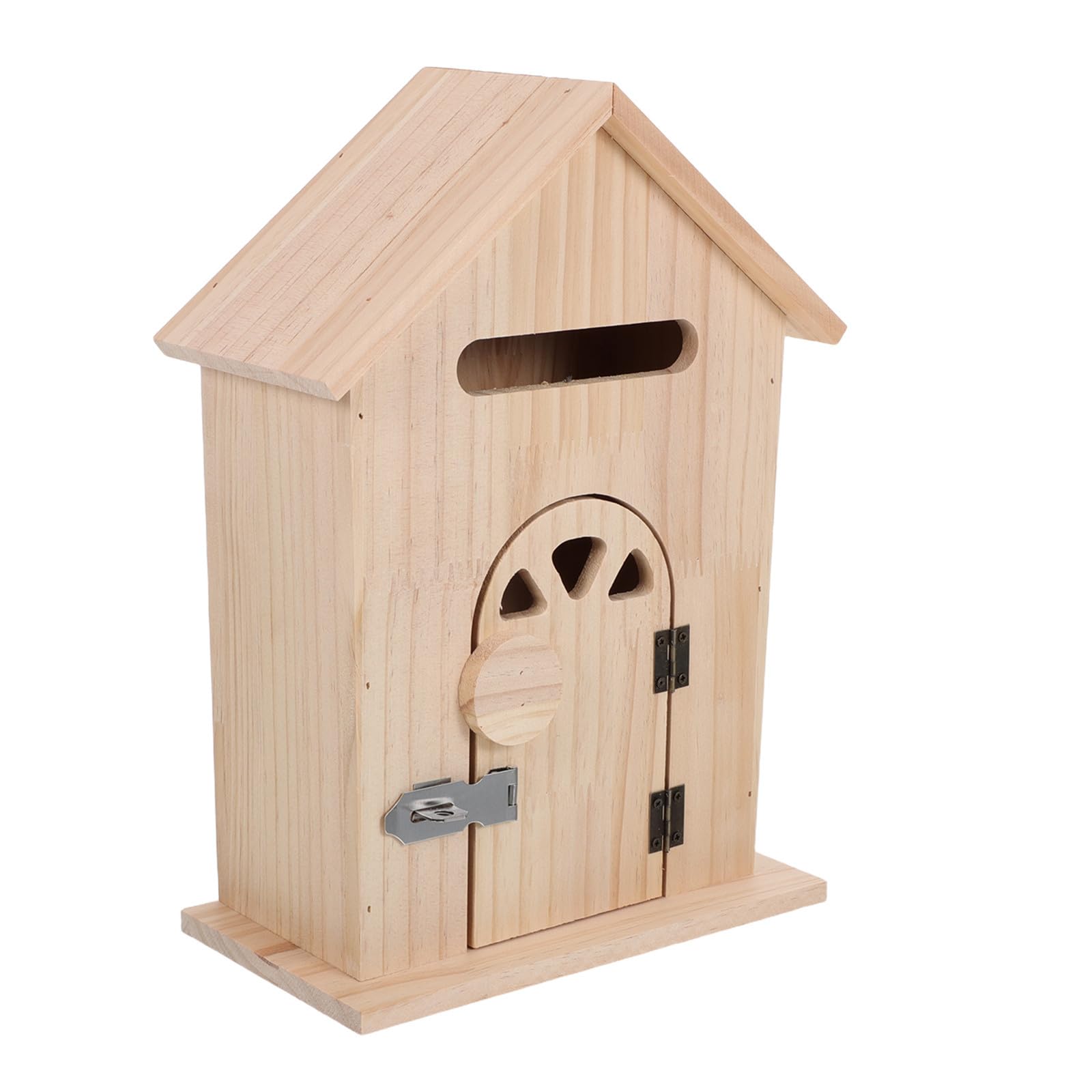 Boîte aux lettres extérieure en bois pour sécuriser courrier et documents