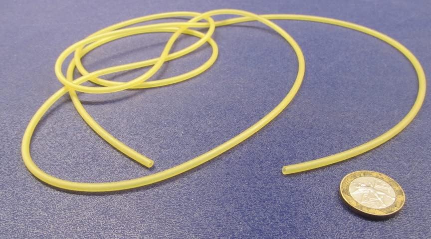 Latex Rubber Round Tubing 40A .125" (1/8") OD x .062" (1/16") ID x 10 Ft. Length 1 Roll