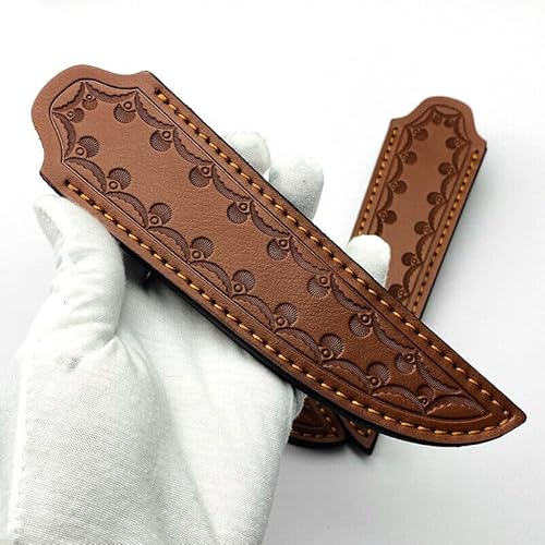 Bainha de couro lâmina fixa faca reta bainha de couro bolsa bainha bainha bainha