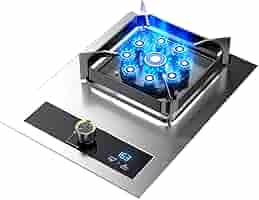 Amazon.com: BXKCFYBSQ 33cm Gas Stove, 5.2kW 9-Cavity Fire
