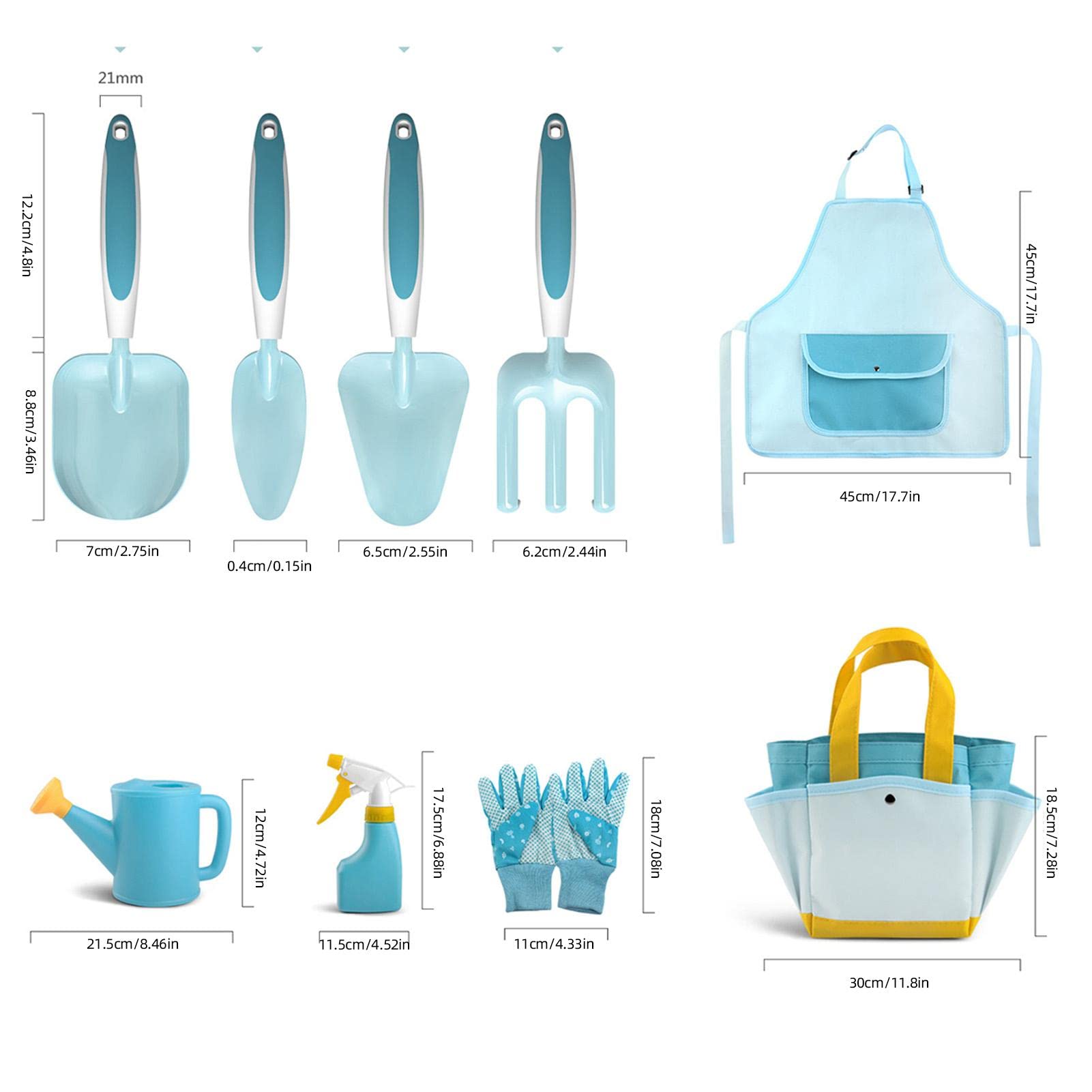 Set Attrezzi da Giardinaggio per Bambini | Kit di Giocattoli da