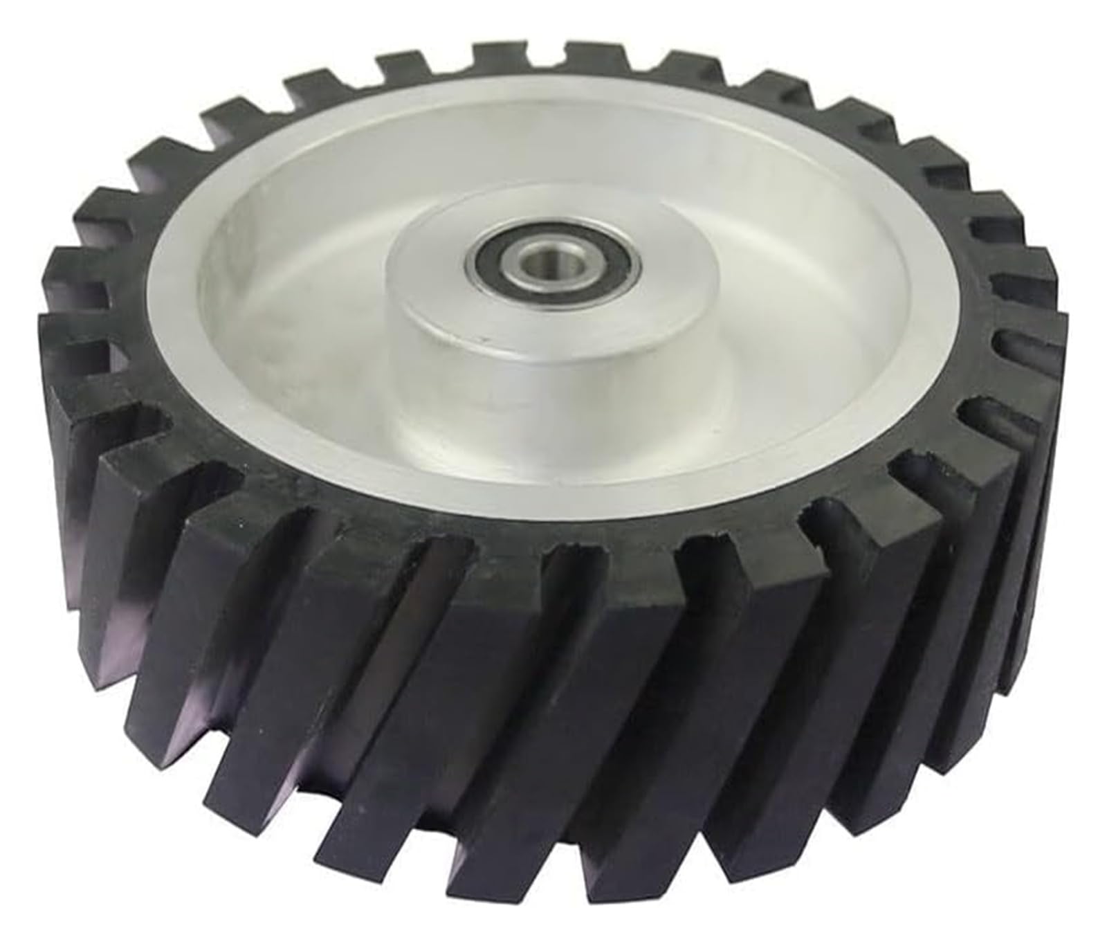 200 * 50 mm ząbkowane gumowe koło kontaktowe do szlifierki taśmowej polerującej, zestaw pasów ściernych(ID 25mm)
