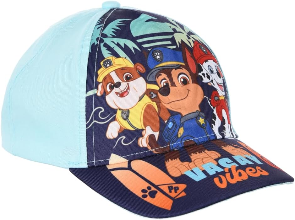 Paw Patrol Sun Hat with Visor Summer Hat for Kids Adjustable UV Protection
