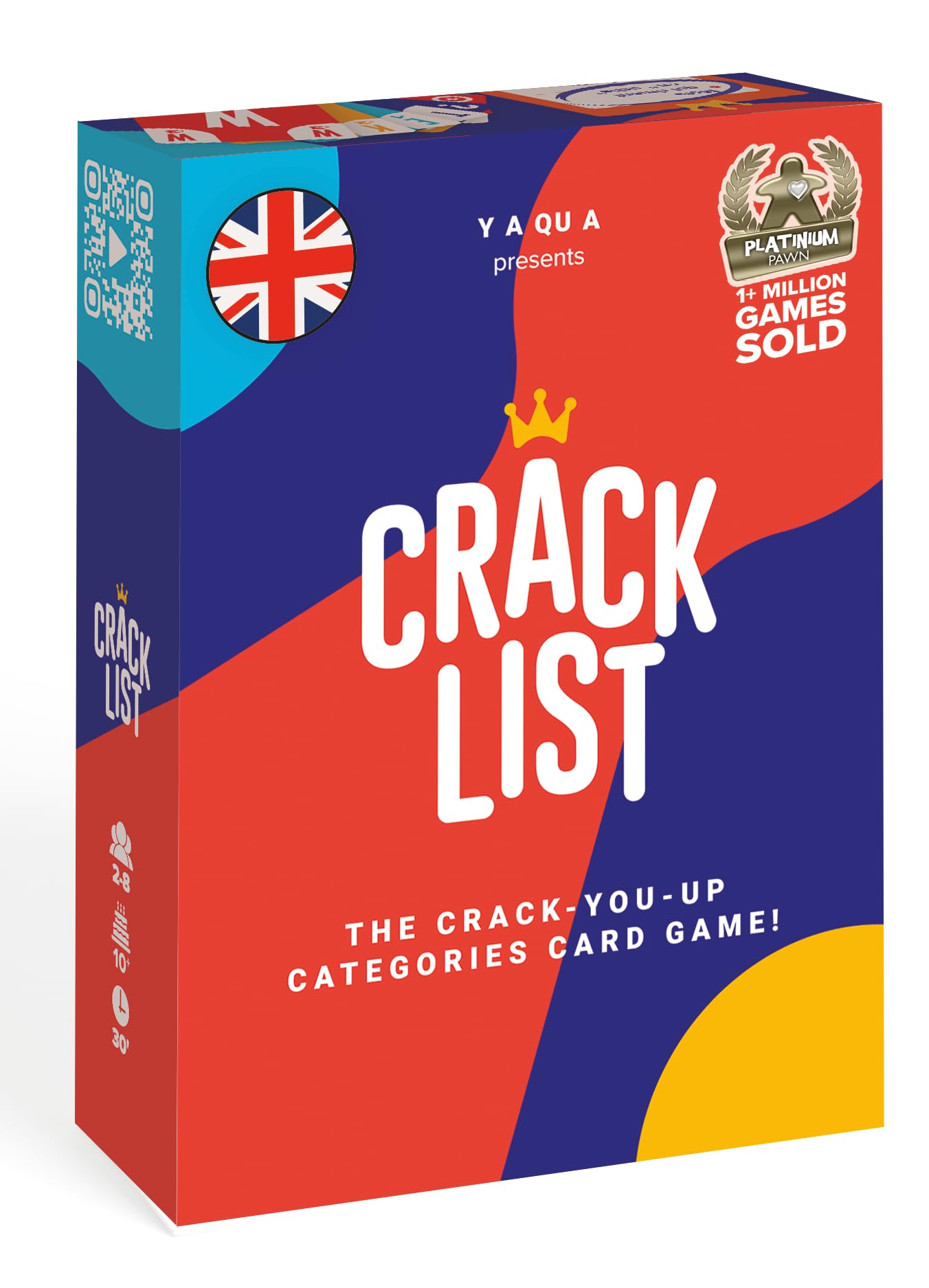 #44 — CRACK LIST - Card Game for Family & Friends, 2-8 Players, Ga...