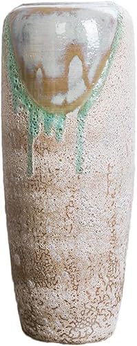 Vase Desktop Ceramic Living Room Floor Standing Large Cafe Restaurant Hotel Decoration(W21 X H50cm)