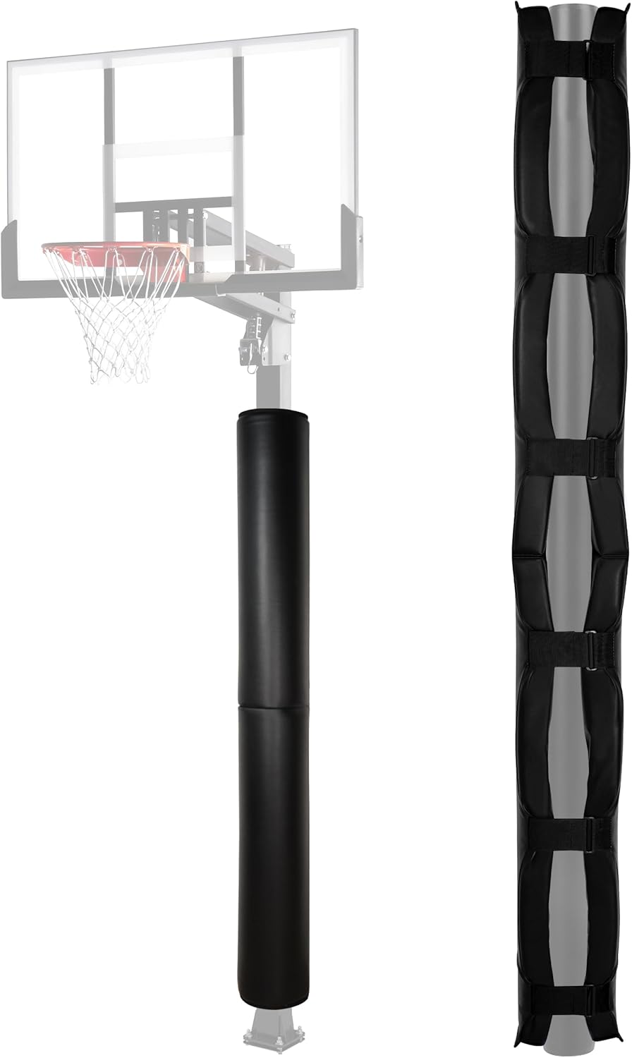 72" Tall Basketball Pole Pad, AllWeather Round Basketball