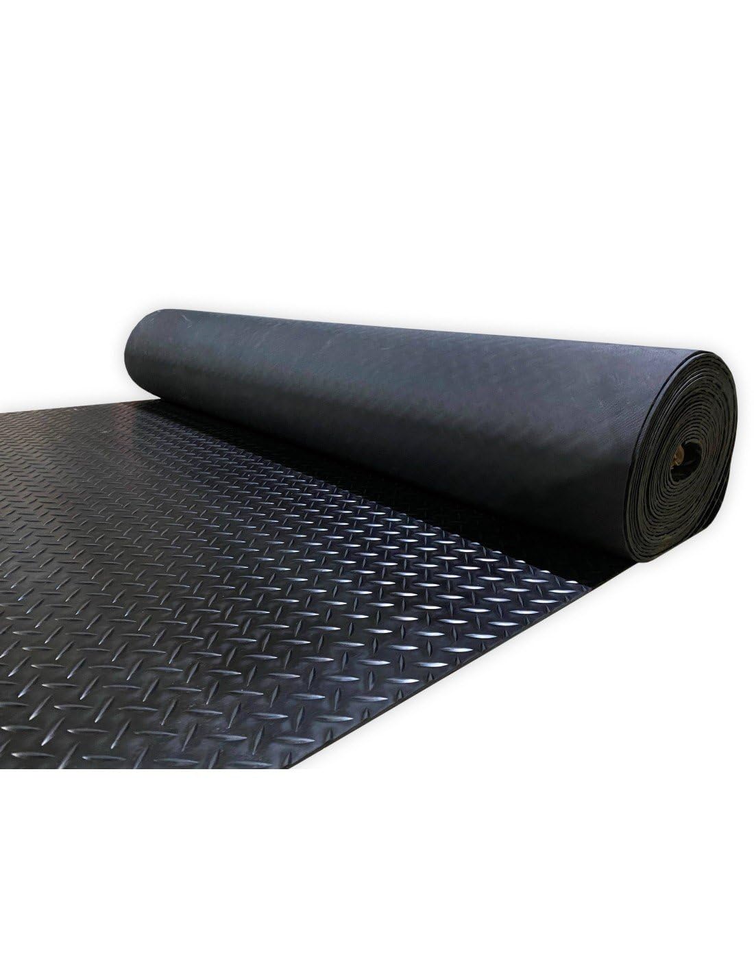 JARDIN202 - Suelo de caucho antideslizante Diamante - Rollo: 1,​20x15 m.