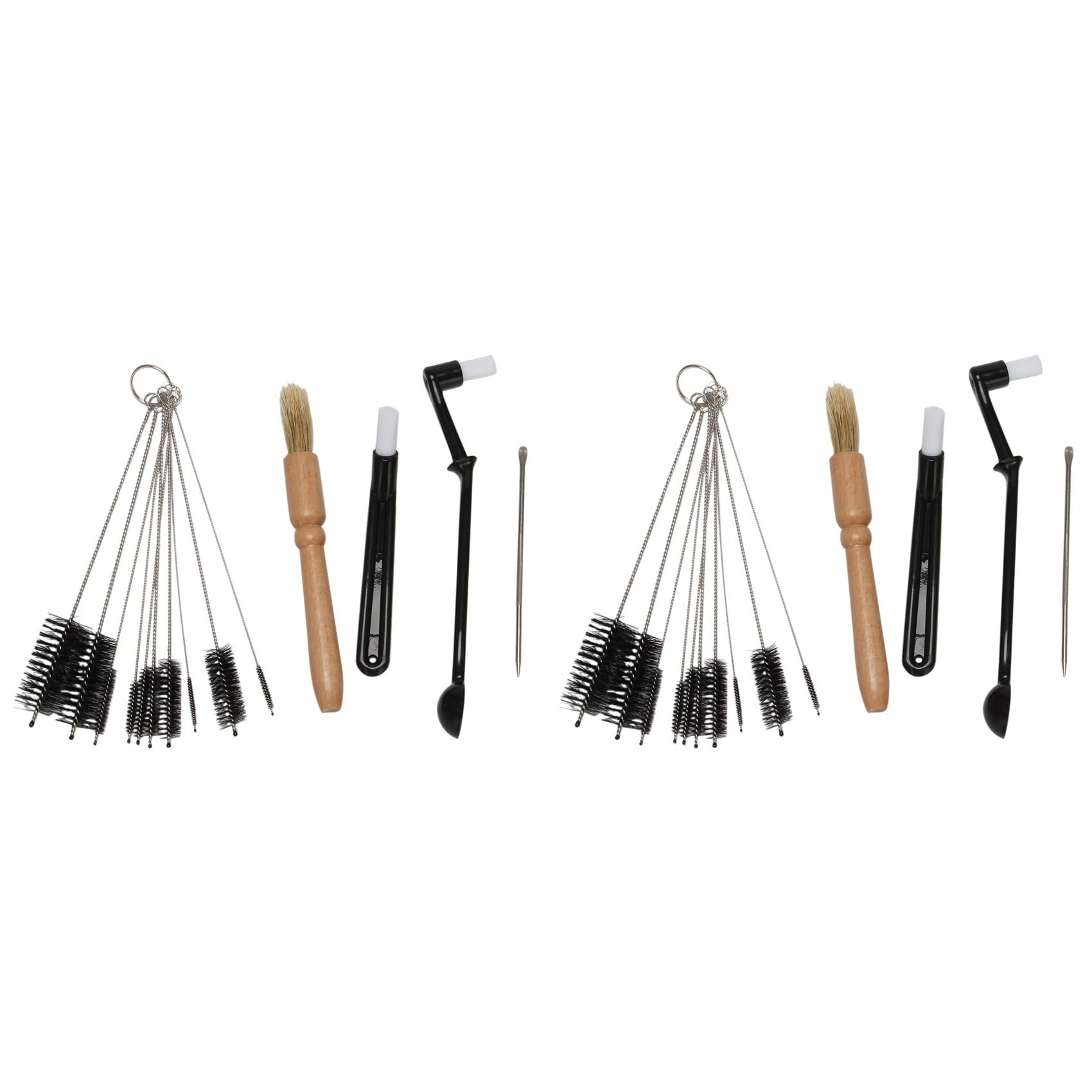 Hndhbfgrt 10 Pcs Coffee Machine Cleaning Set Coffee Grinder Brush Coffee Machine Group Head Cleaning Brush