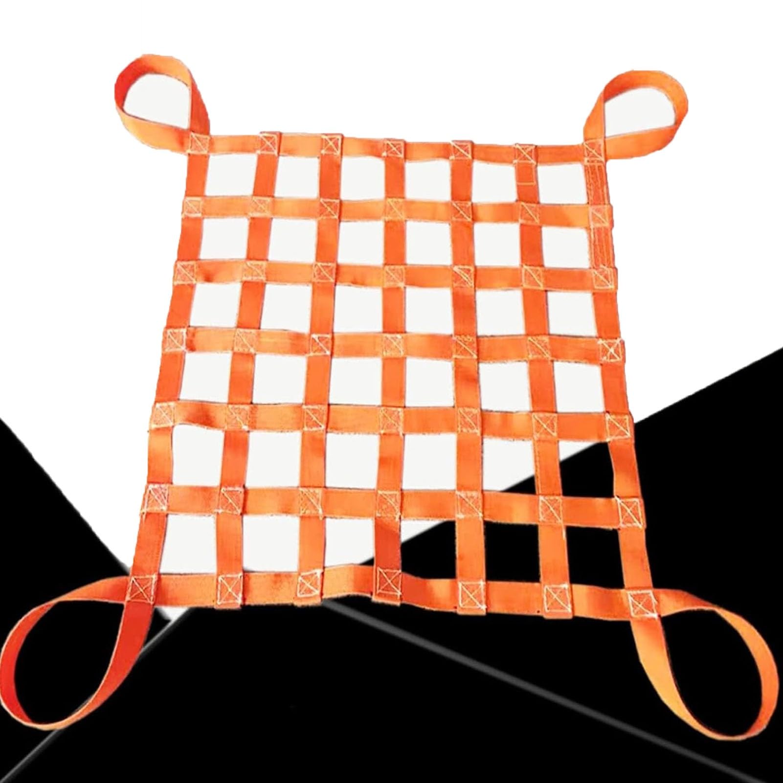Redes De Eslingas De Elevación - Red De Carga De Palés, Correas De Red De Elevación, Organizador Maletero Coche, Para Construcción Aparejo Movimiento Remolque Elevación Trabajo(2 X 2M/Mesh 20cm/Load 3