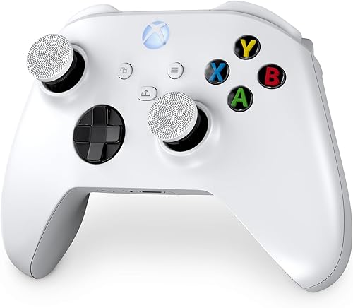 Miniatura 3 de KontrolFreek Embrague para Xbox One y Xbox Series X Controller Thumbsticks de rendimiento 2 cóncavos de baja altura Blanco y negro