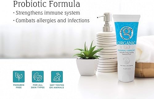 Miniatura 2 de Lubricante personal natural, lubricante comestible probiótico. Sin parabenos, glicerina, saborizantes, para hombres, mujeres y parejas. Lo mejor