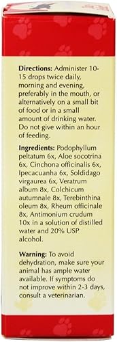 Miniatura 2 de Dr. Goodpet Diar-Relief - Gotas de apoyo digestivo natural para mascotas  Fórmula suave sin receta para heces sueltas ocasionales en perros y gatos