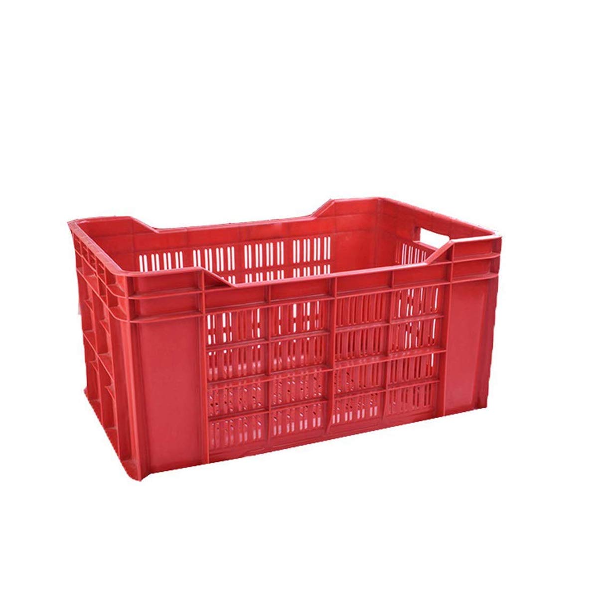 Material Handling Storage Container Plastic Crate/Multipurpose Uses Crate Size Red - 54cm x 36cm x 29cm-image-46
