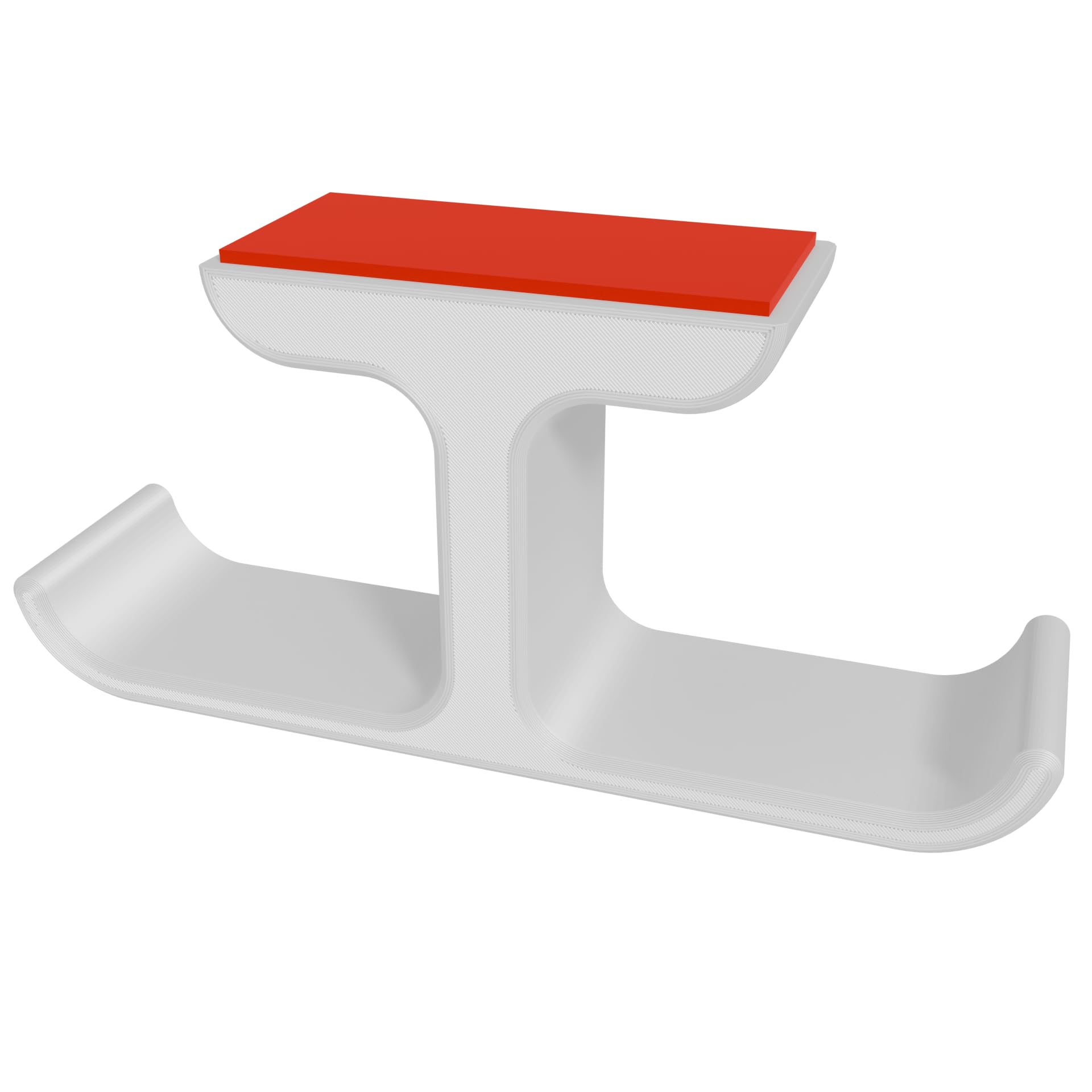 Dual Headphone Stand for Desk | Adhesive Under Desk Headphone Holder | Strong DST Stick Mount | Space Saving Hanger for Gaming & Office | Made In India (White)-image-28