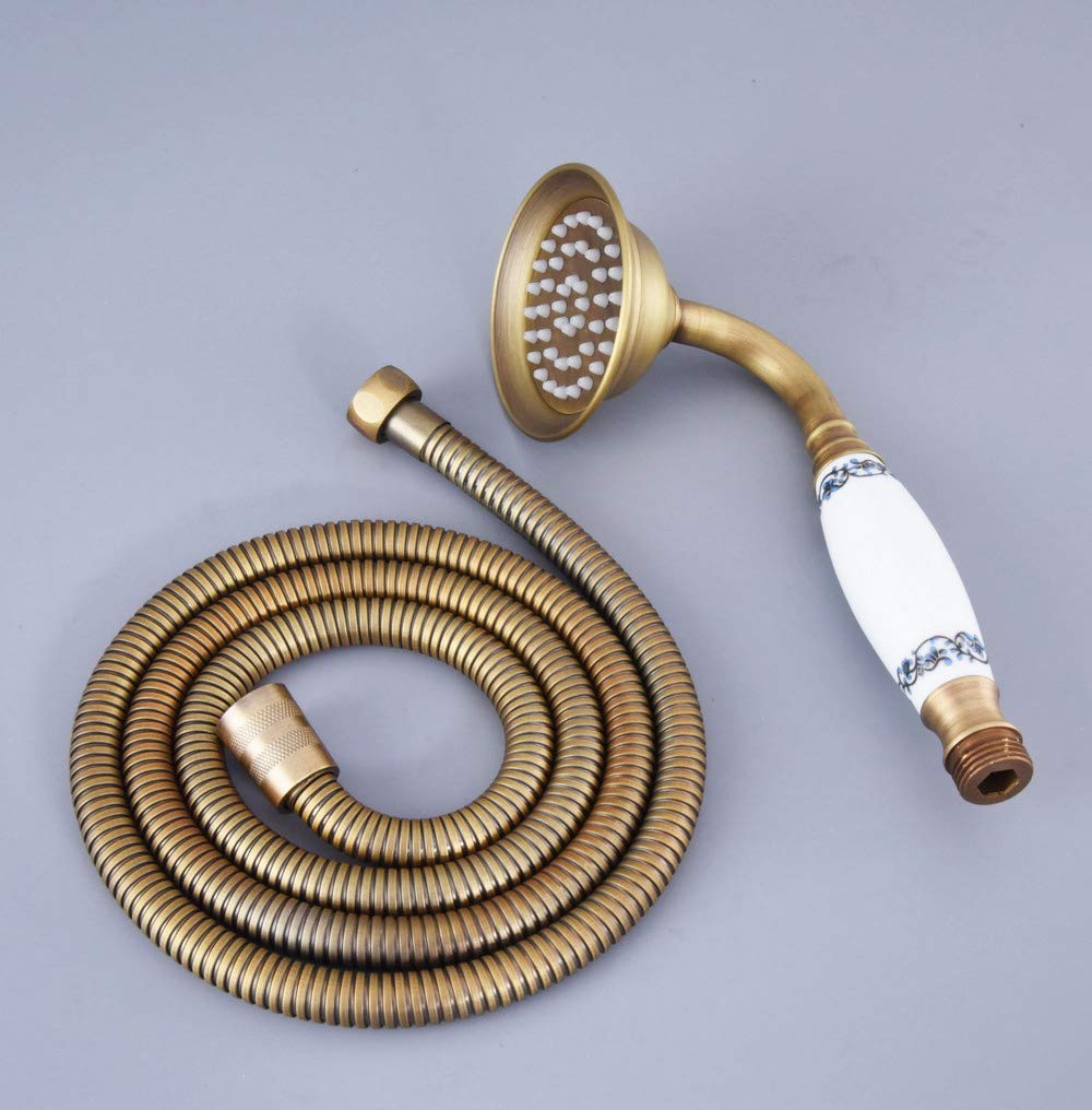 Pommeau de douche céramique style ancien pour douche relaxante