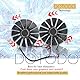 Dotodo Lüfter für ASUS ROG STRIX Dual RX 470 570 AMD RX470 RX570 Gaming Grafikkarte (95 mm)