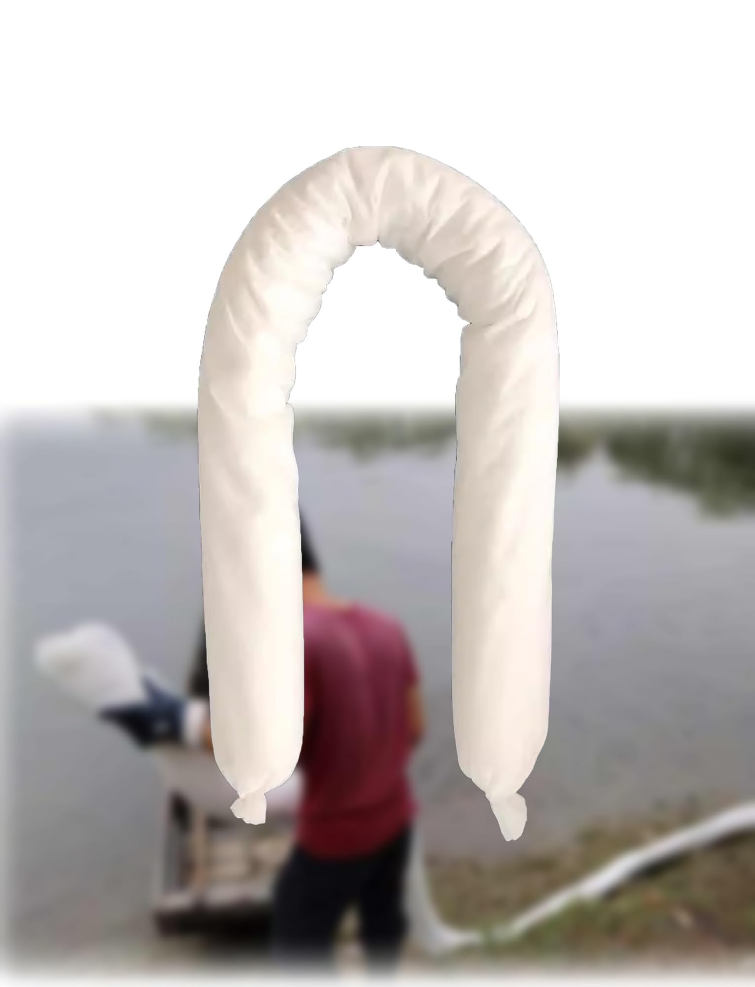 Boudin absorbant huile polypropylène pour nettoyage de déversement et maintenance usine